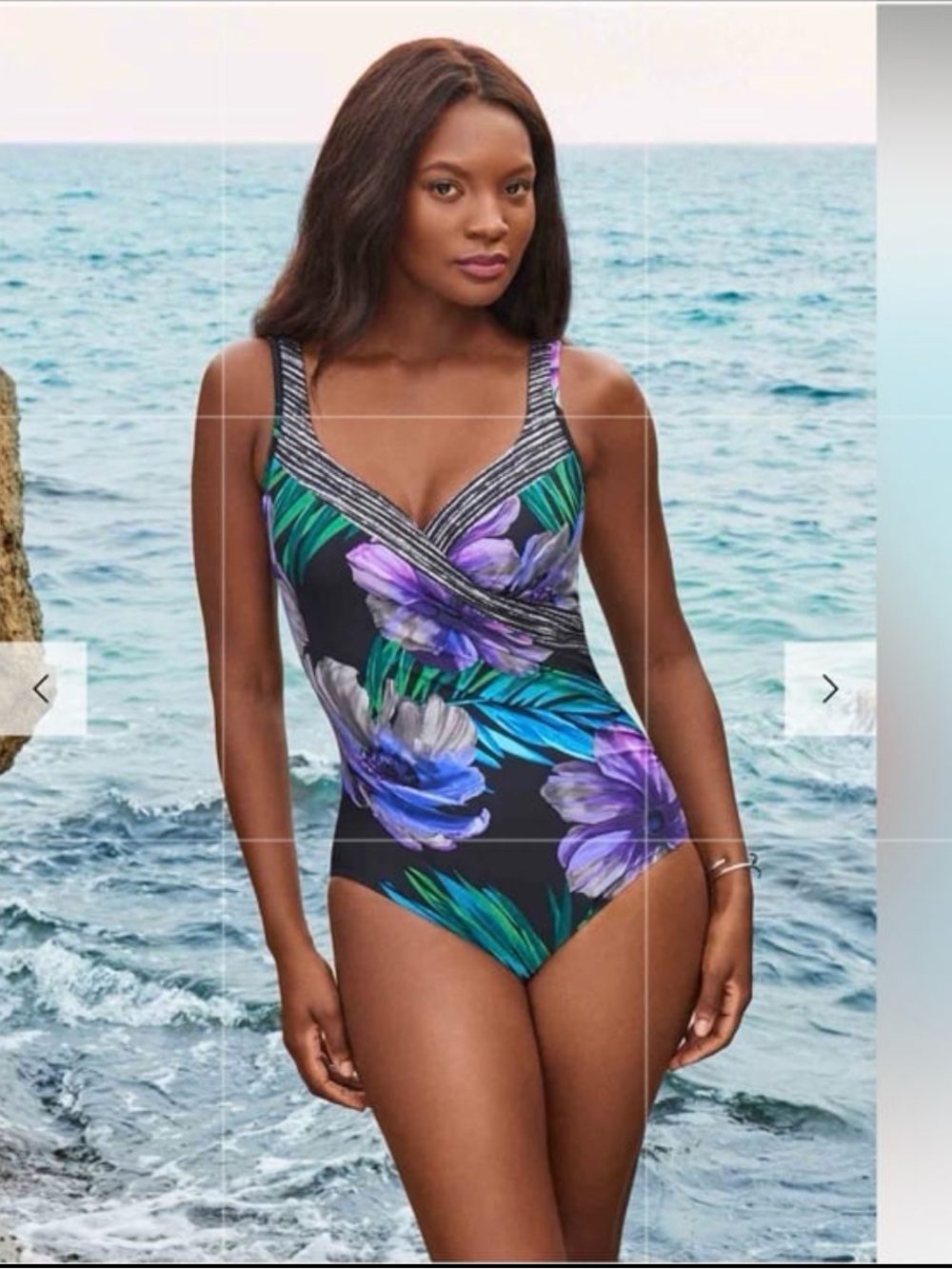 NWT MIRACLESUIT It's A Wrap One Piece in Flora Aura